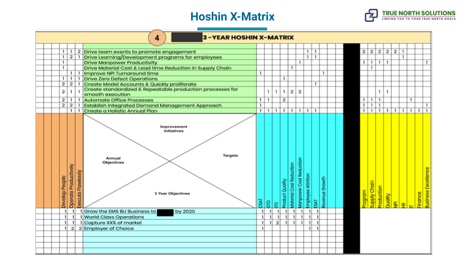 Hoshin X-Matrix
